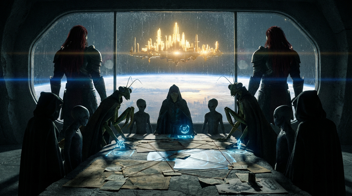 The Scarlet Clause — A Friday Cosmic War Soap Opera