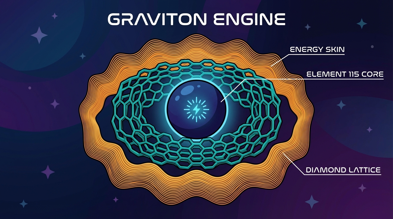 The Graviton Engine — Reframed