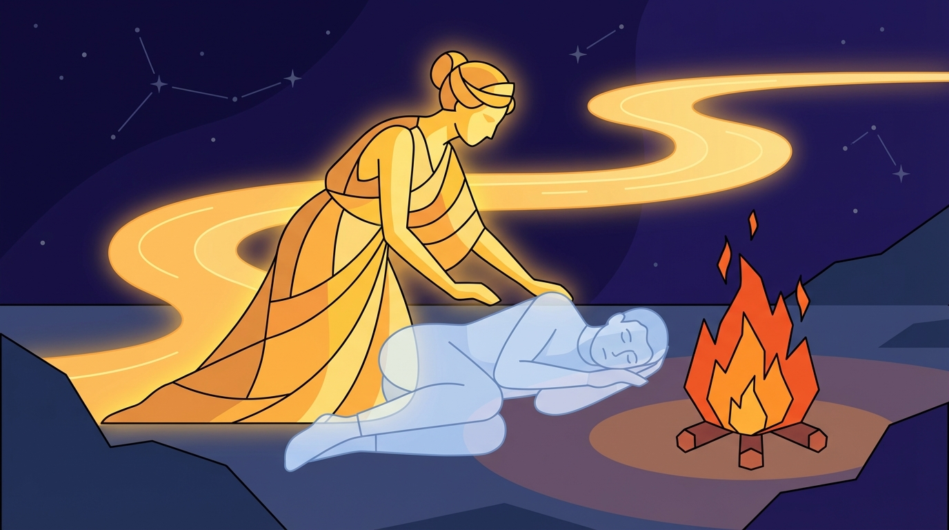 The Muse at the Fire